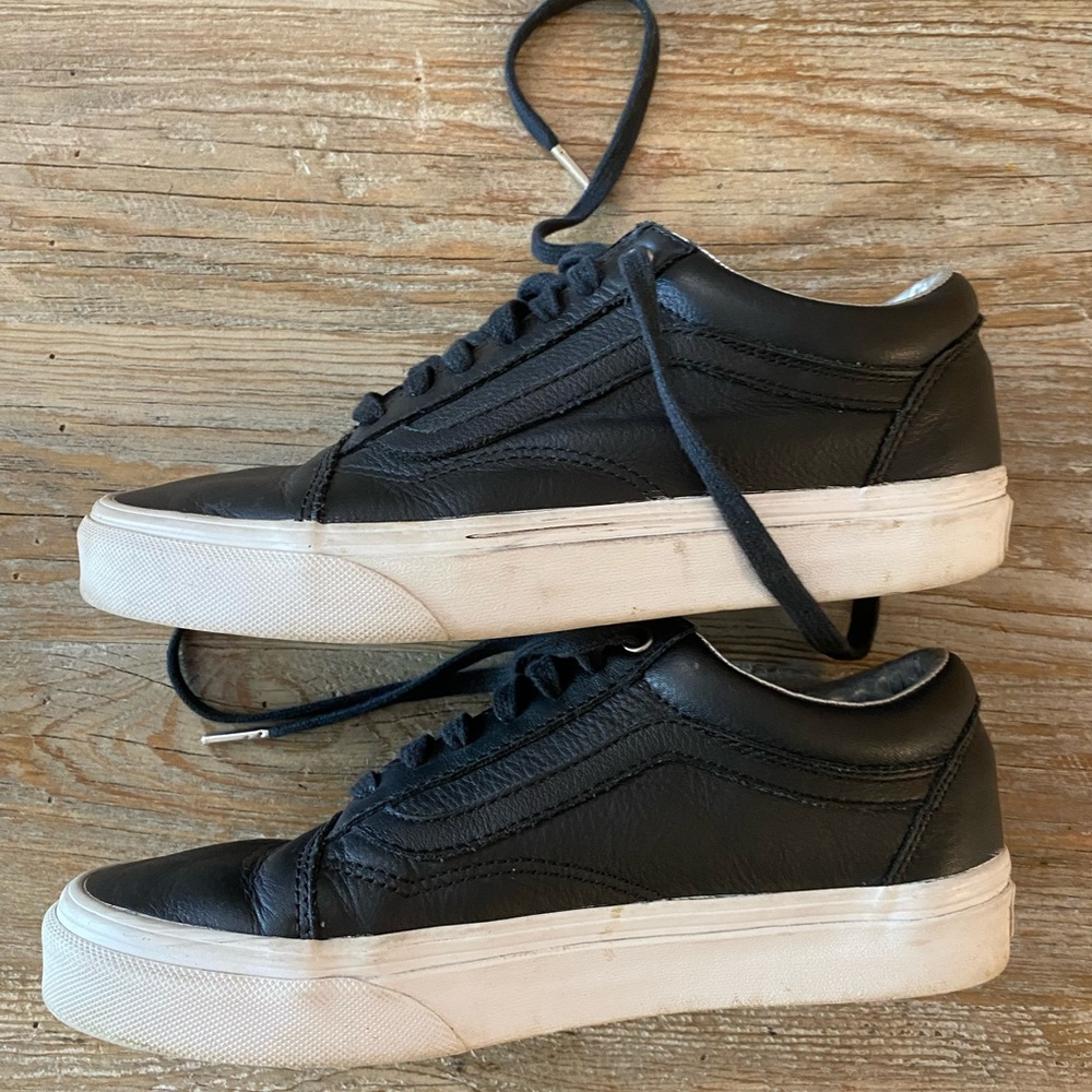 Vans leather shoes